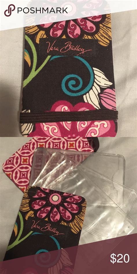 vera bradley business card holder